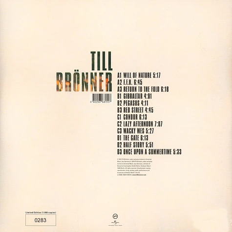 Till Brönner - Till Brönner Red Vinyl Edition