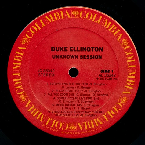 Duke Ellington - Unknown Session