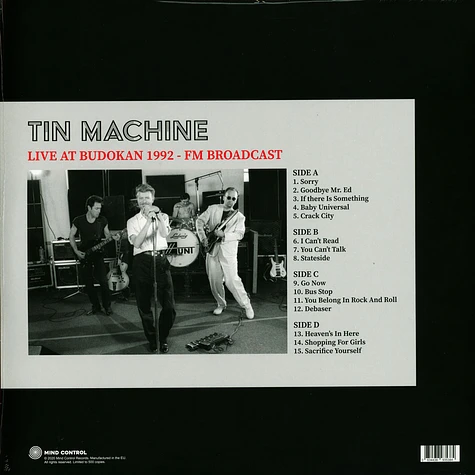 Tin Machine - Live At Budokan 1992