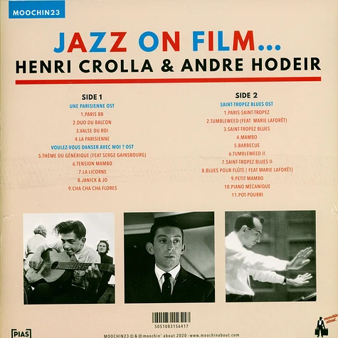 Henri Crolla & Andre Hodeir - Jazz On Film... Record Store Day 2020 Edition