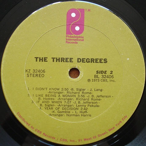 The Three Degrees - The Three Degrees