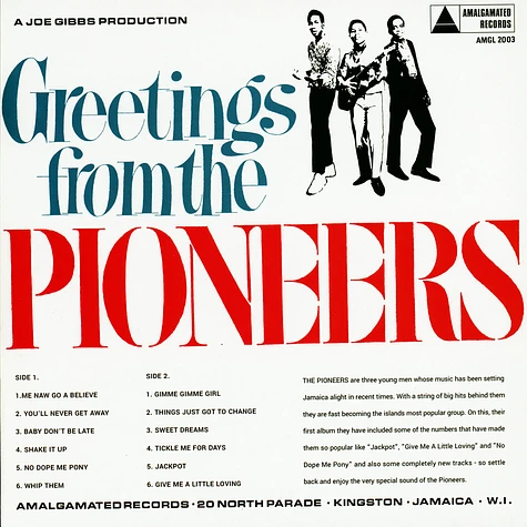 Pioneers - Greetings From The Pioneers