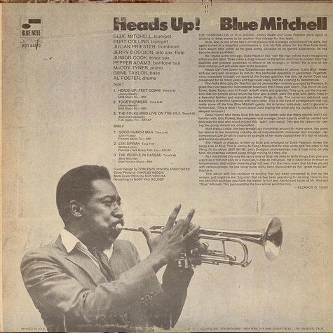 Blue Mitchell - Heads Up!