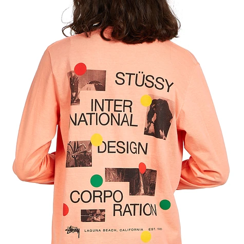 Stüssy - Dot Collage Pigment Dyed LS Tee