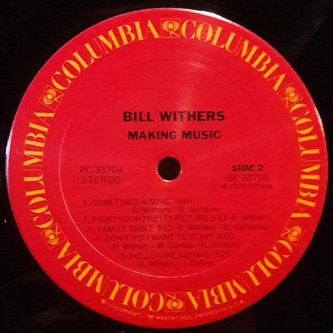 Bill Withers - Making Music