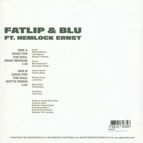 Fatlip & Blu - Good For The Soul Feat. Hemlock Ernst