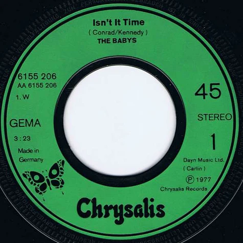 The Babys - Isn't It Time