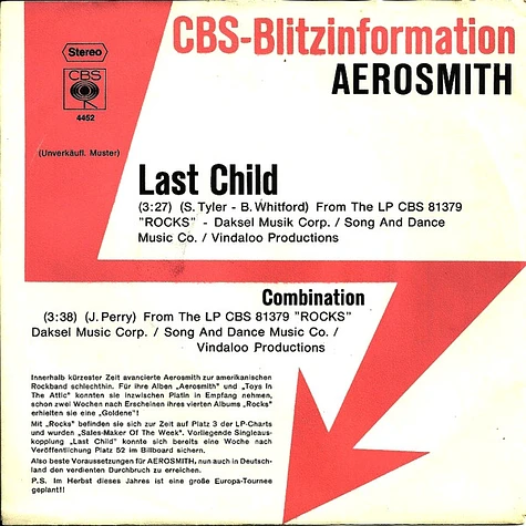 Aerosmith - Last Child / Combination