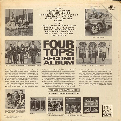 Four Tops - Second Album