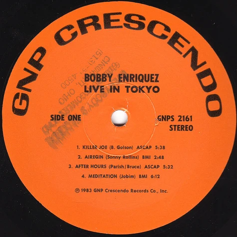 Bobby Enriquez - Live In Tokyo