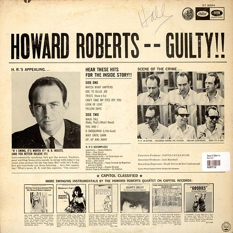 Howard Roberts - Guilty!!