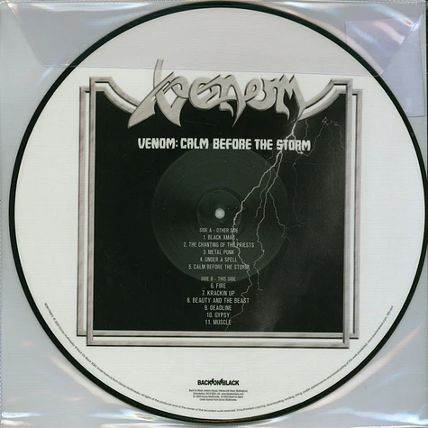 Venom - Calm Before The Storm Picture Disc Edition