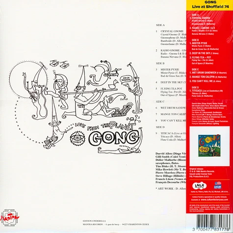 Gong - Live! At Sheffield 1974 Green & Red Record Store Day 2020 Edition