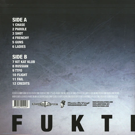 Jimmy Urine & Serj Tankian - OST Fuktronic Record Store Day 2020 Edition