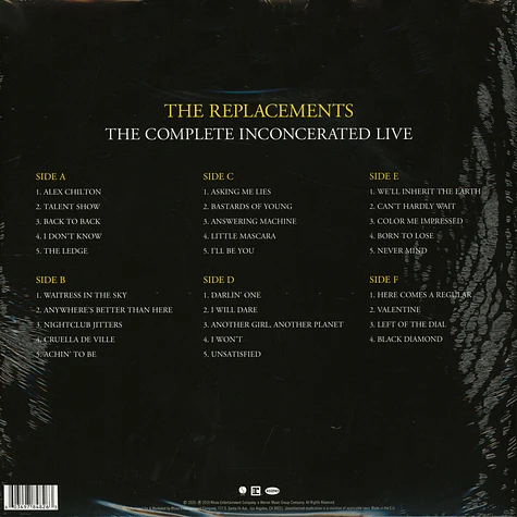 The Replacements - The Complete Inconcerated Live Record Store Day 2020 Edition