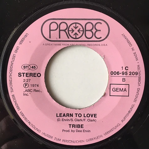Tribe - Tribe / Learn To Love