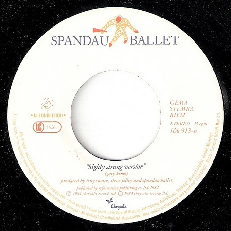 Spandau Ballet - Highly Strung