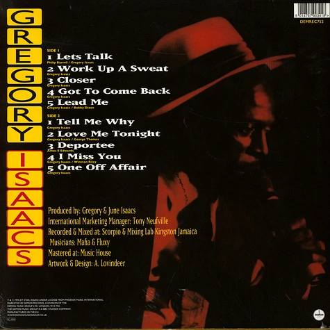 Gregory Isaacs - Work Up A Sweat