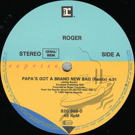Roger Troutman - Papa's Got A Brand New Bag