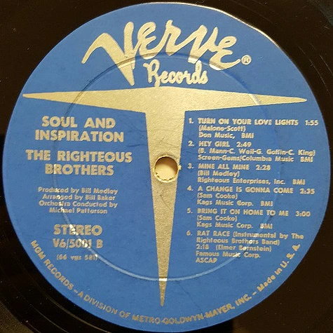 The Righteous Brothers - Soul & Inspiration