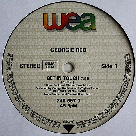 Georgie Red - Get In Touch