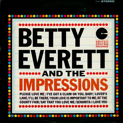Betty Everett And The Impressions - Betty Everett And The Impressions