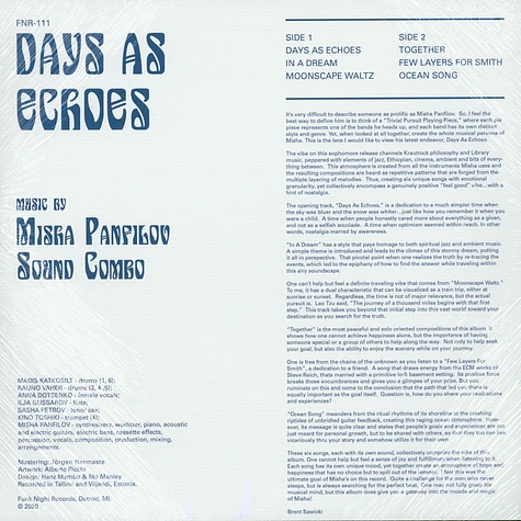 Misha Panfilov Sound Combo - Days As Echoes