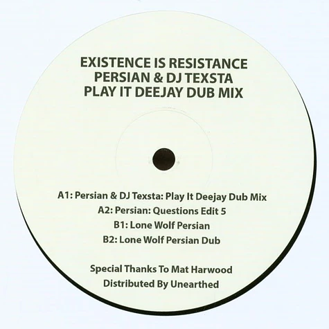 Persian & DJ Texsta - Play It Deejay Dub Mix