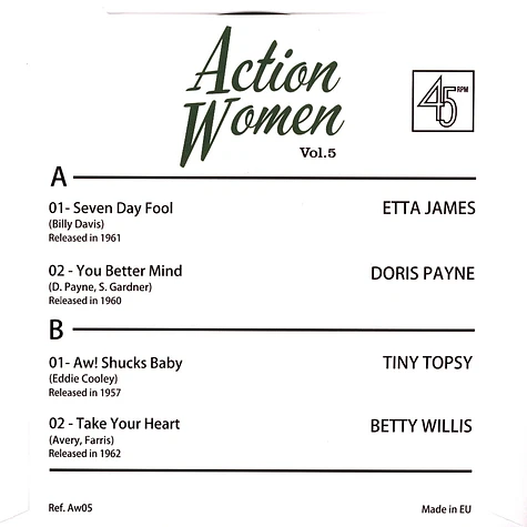V.A. - Action Women Volume 5