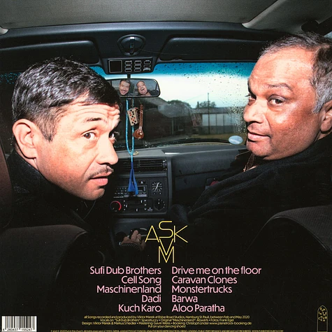 Ashraf Sharif Khan & Viktor Marek - Sufi Dub Brothers Black Vinyl Edition