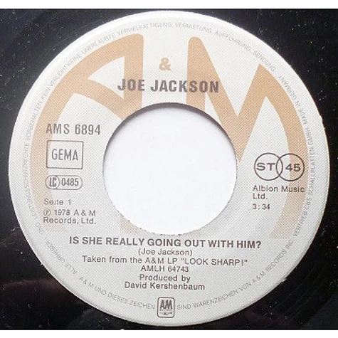 Joe Jackson - Is She Really Going Out With Him?