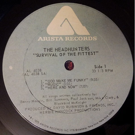 The Headhunters - Survival Of The Fittest