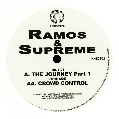 Ramos & Supreme - The Journey / Crowd Control Remastered EP