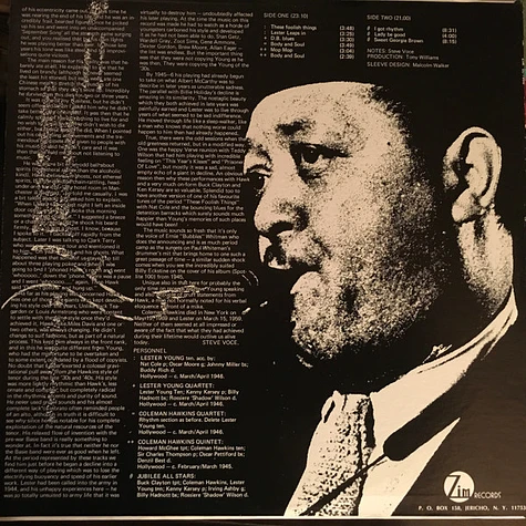 Coleman Hawkins, Lester Young - Coleman Hawkins-Lester Young