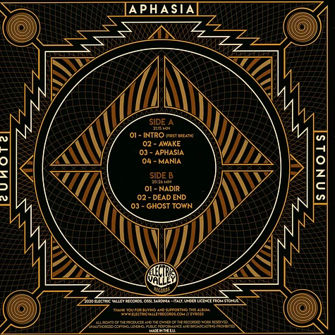 Stonus - Aphasia Red Vinyl Edition
