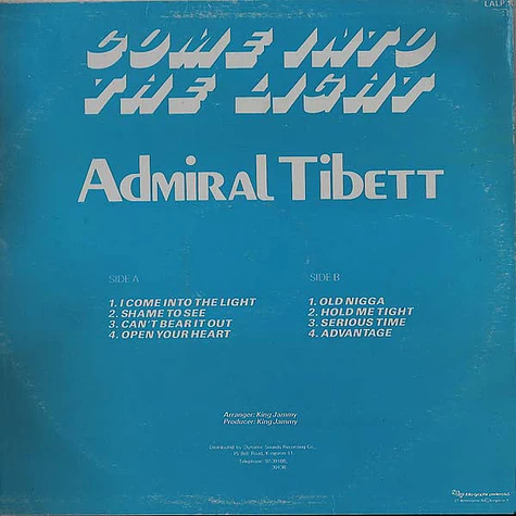 Admiral Tibet - Come Into The Light