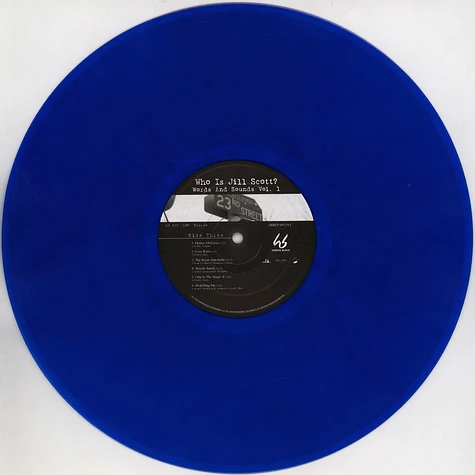 Jill Scott - Who Is Jill Scott: Words And Sounds Volume 1 Blue Vinyl Edition