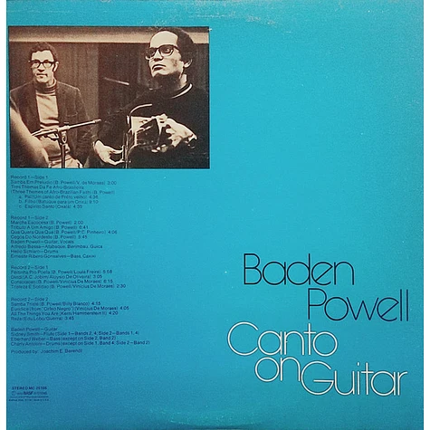 Baden Powell - Canto On Guitar