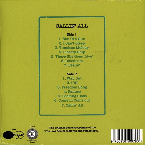 The La's - 1986-1987 - Callin' All
