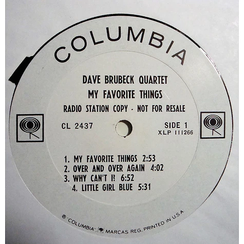 The Dave Brubeck Quartet - My Favorite Things