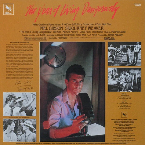 Maurice Jarre - The Year Of Living Dangerously (Original Motion Picture Soundtrack)