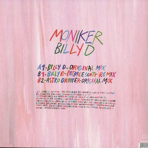 Moniker - Billy D