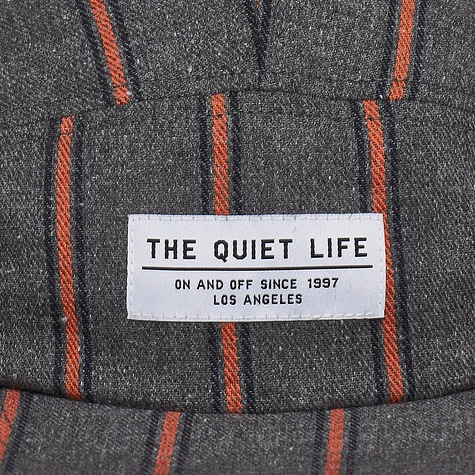 The Quiet Life - Striped Flannel 5 Panel Camper Hat