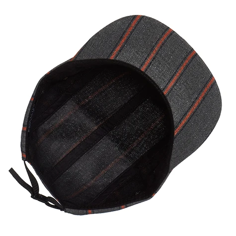 The Quiet Life - Striped Flannel 5 Panel Camper Hat