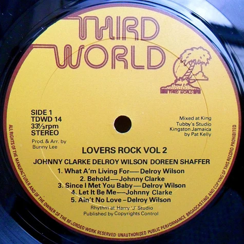 Johnny Clarke, Delroy Wilson, Doreen Shaffer - Lovers Rock Vol. 2