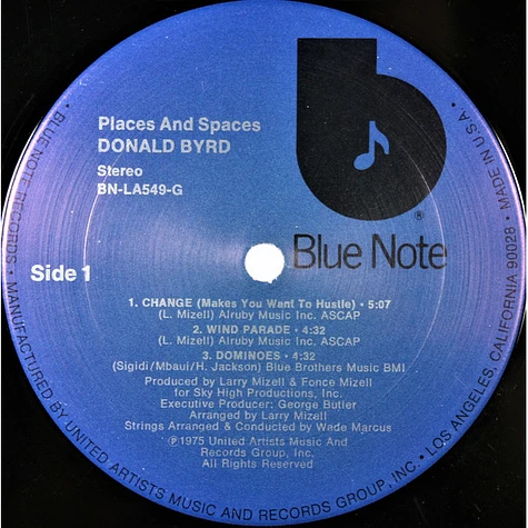 Donald Byrd - Places And Spaces