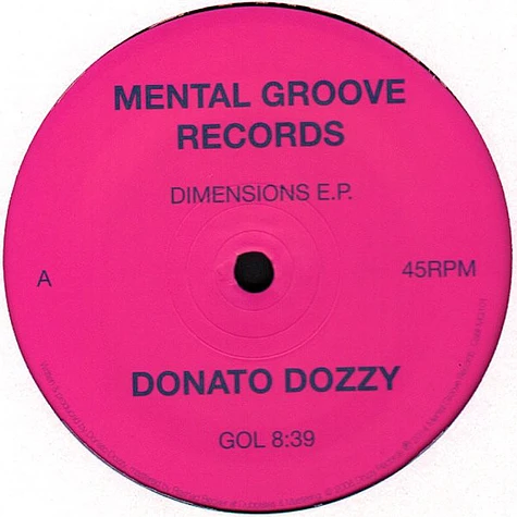 Donato Dozzy - Dimensions E.P.