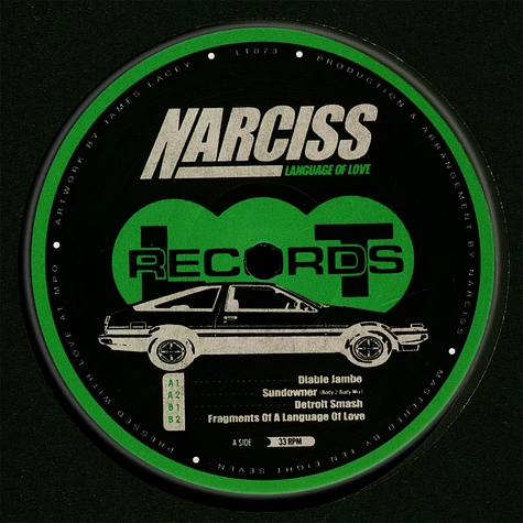 Narciss - Language Of Love EP white semi-transparent vinyl Edition