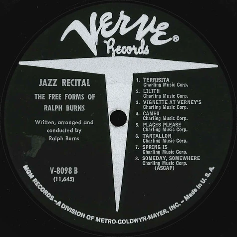Billie Holiday, Ralph Burns - Jazz Recital