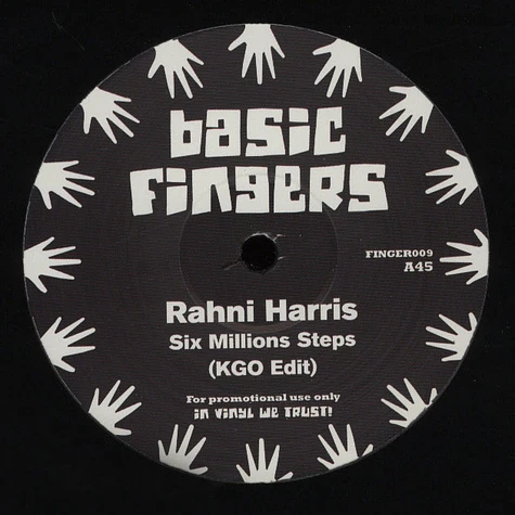 Rahni Harris / The Blackbyrds - Six Millions Steps (KGO Edit) / Something Special (KGO Edit)